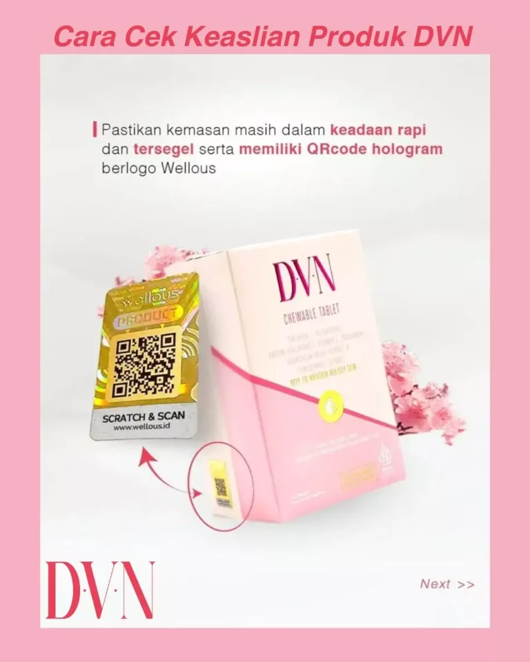 cek keaslian DVN Live Well Skin 1