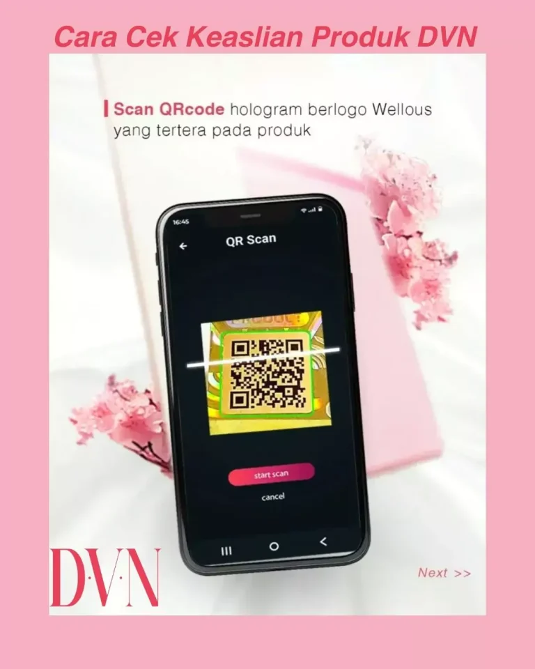 cek keaslian DVN Live Well Skin 3